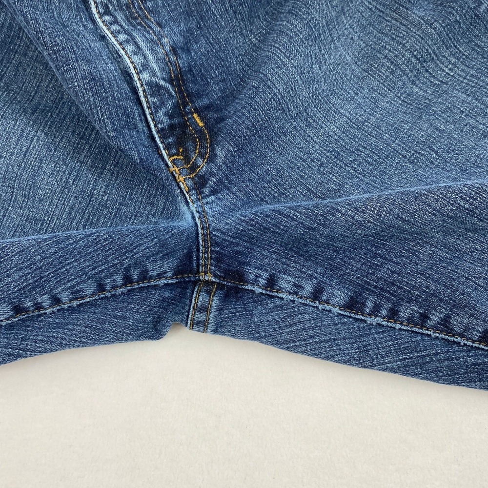 GAP‎ Flare Jeans Women Size 12 R Medium Wash Denim Stretch Mid Rise - Picture 8 of 11